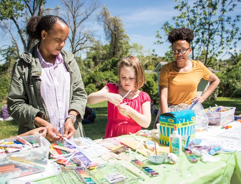 SHSU, LEAP Center, LEAP Ambassadors, Wynne Home, Easter Egg Hunt,