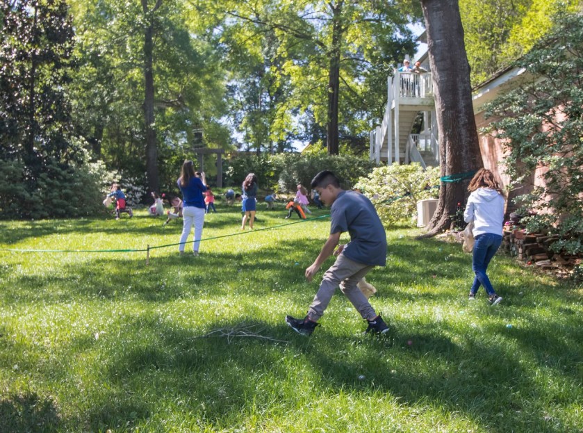 SHSU, LEAP Center, LEAP Ambassadors, Wynne Home, Easter Egg Hunt,