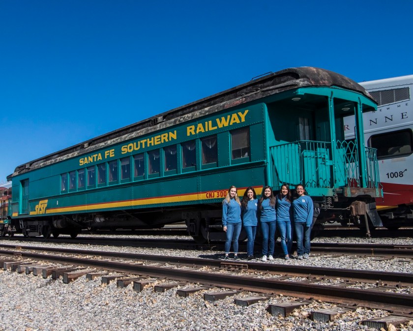 SHSU, LEAP Center, LEAP Ambassadors, Santa Fe, Trains