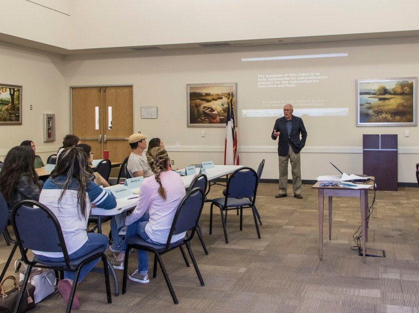 SHSU, Huntsville Public Library, LEAP Center, LEAP Ambassadors, Citizenship Preparatory Course, Councilmember Joe Rodriquez