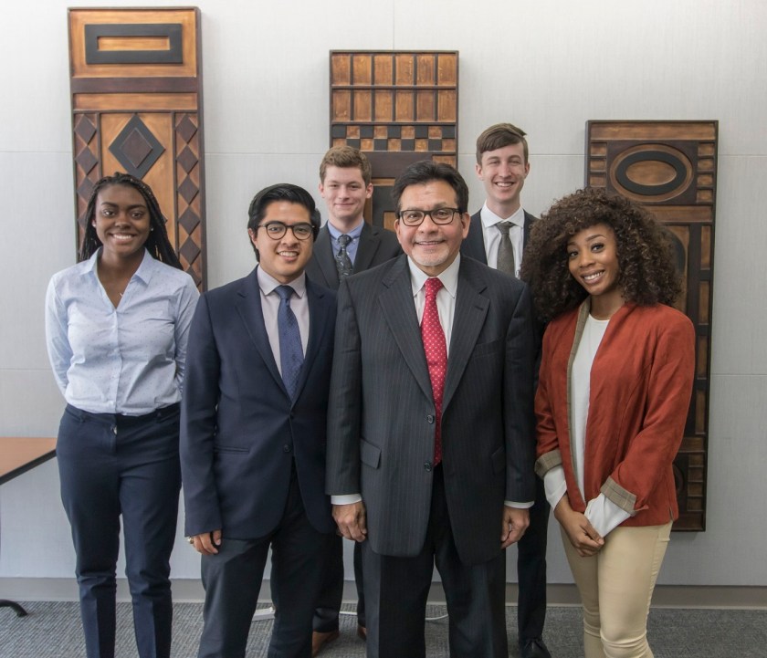 SHSU, LEAP Center, LEAP Ambassadors, Alberto Gonzales, Attorney General, Belmont Law School