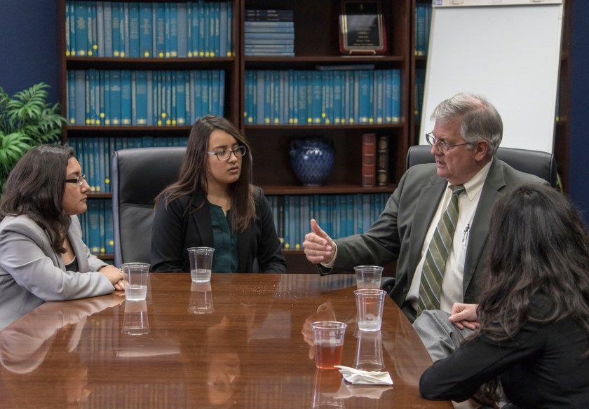 SHSU, LEAP Center, LEAP Ambassadors, 10th Court of Appeals, Chief Justice Tom Gray, Justice Al Scoggins, Justice Rex Davis