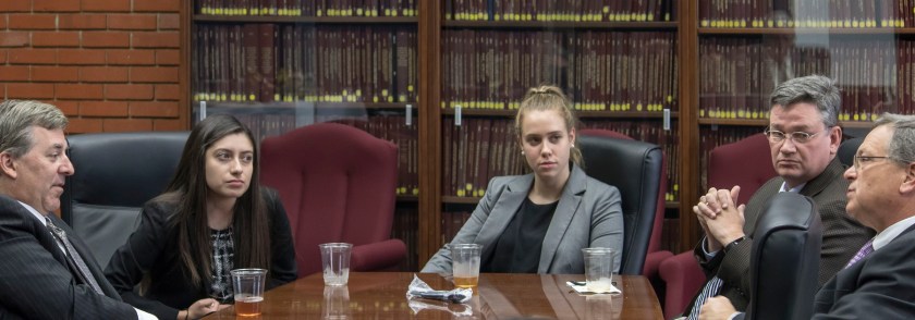 SHSU, LEAP Center, LEAP Ambassadors, 10th Court of Appeals, Chief Justice Tom Gray, Justice Al Scoggins, Justice Rex Davis