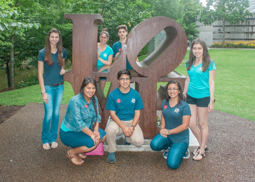 SHSU, LEAP Ambassadors, LEAP Center, Robert Indiana, LOVE, Crystal Bridges