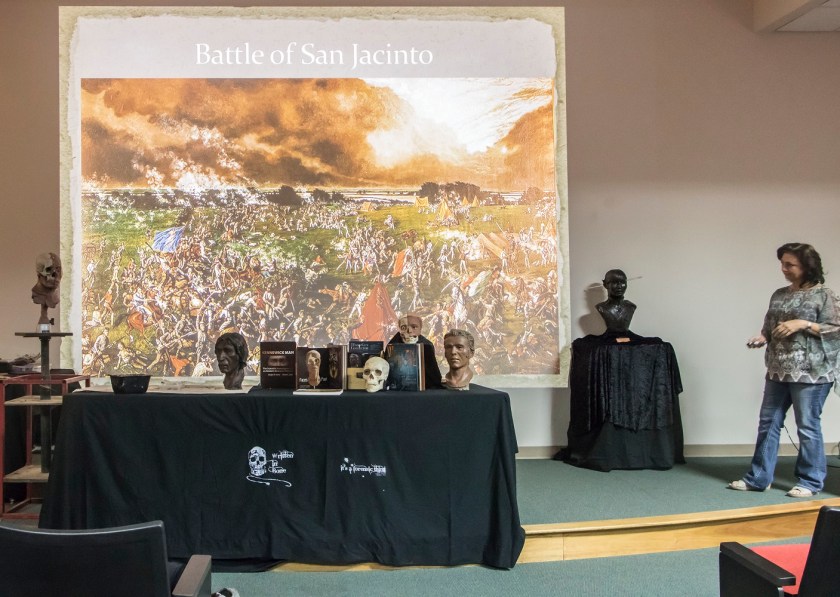 SHSU, LEAP Center, LEAP Ambassadors, Sam Houston Memorial Museum, Forensic Art, Amanda Danning, San Jacinto