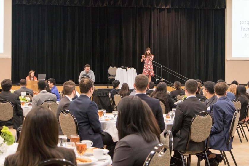 SHSU, LEAP Center, LEAP Ambassadors, Career Services Etiquette Dinner. Dianne Gottsman