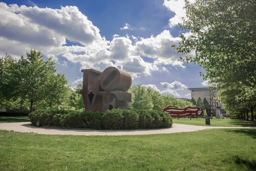 SHSU, LEAP Ambassadors, LEAP Center, Robert Indiana, LOVE, Indianapolis Art Museum