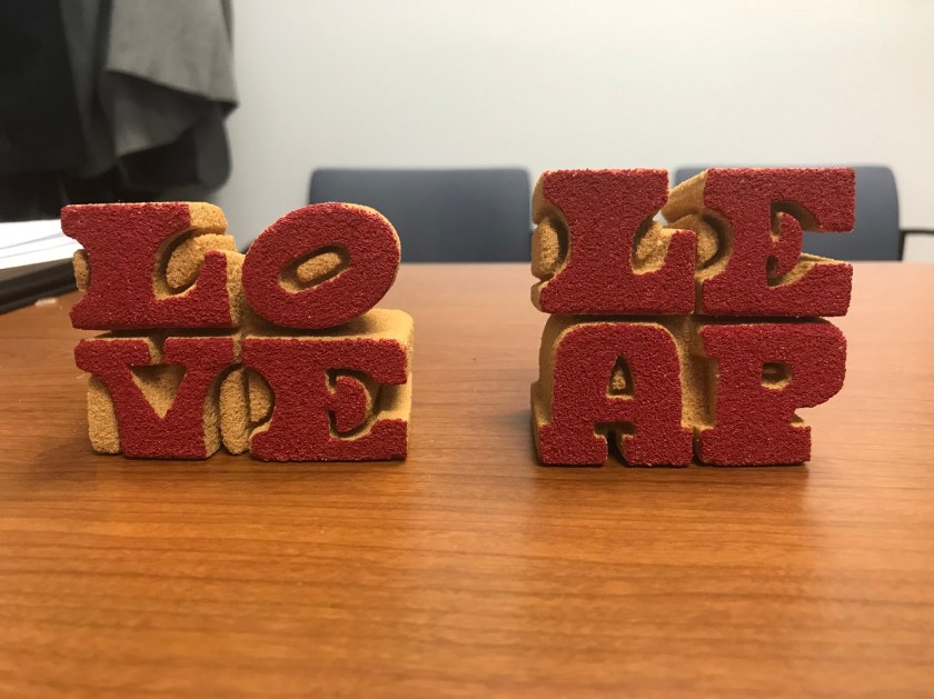 SHSU, LEAP Ambassadors, LEAP Center, Robert Indiana, LOVE, Indianapolis Art Museum