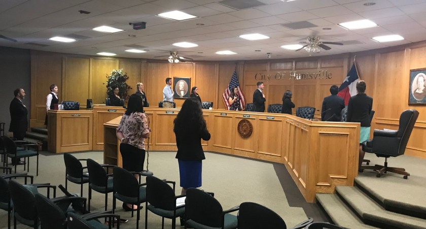 SHSU, LEAP Center, LEAP Ambassadors, Mock City Council, City of Huntsville