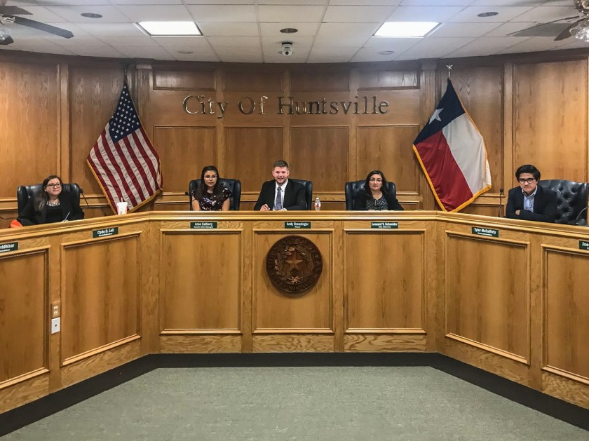 SHSU, LEAP Center, LEAP Ambassadors, Mock City Council, City of Huntsville