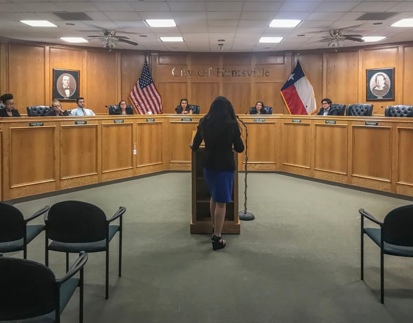 SHSU, LEAP Center, LEAP Ambassadors, Mock City Council, City of Huntsville