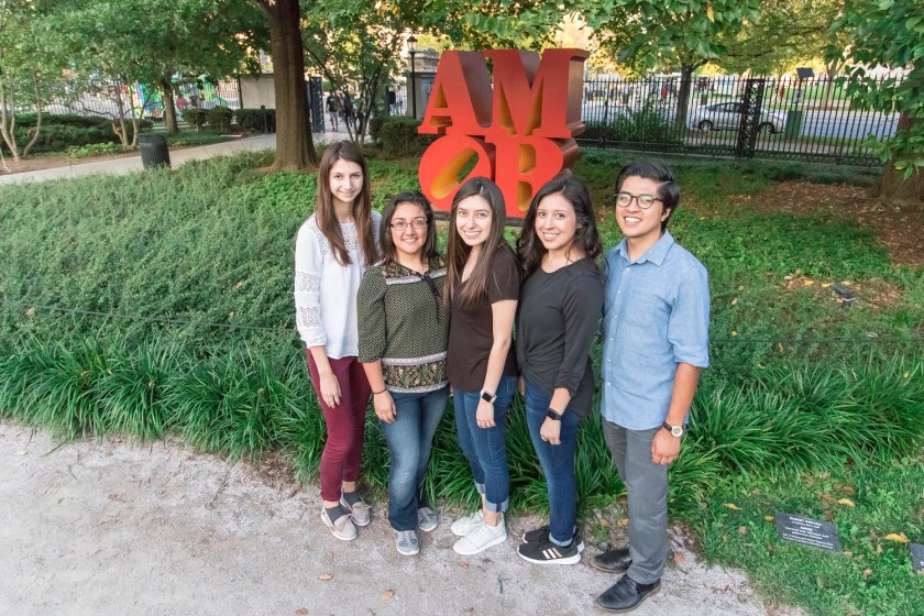 SHSU, LEAP Ambassadors, LEAP Center, Robert Indiana, LOVE, Washington DC