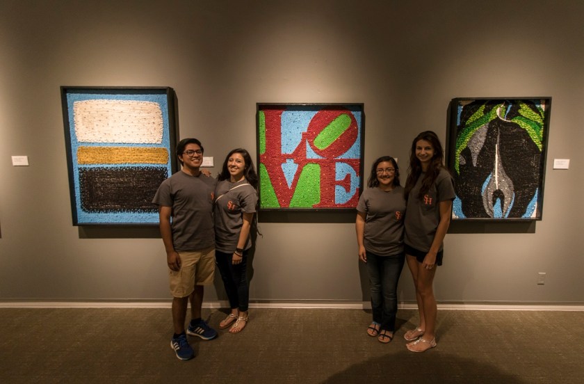 SHSU, LEAP Ambassadors, LEAP Center, Robert Indiana, LOVE, 