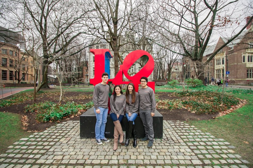 SHSU, LEAP Ambassadors, LEAP Center, Robert Indiana, LOVE, University of Pennsylvania