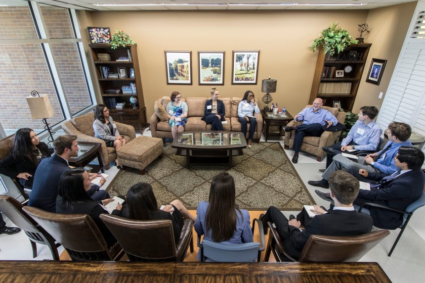 SHSU, LEAP Center, LEAP Ambassadors, Stephen Harrigan, Gates of the Alamo