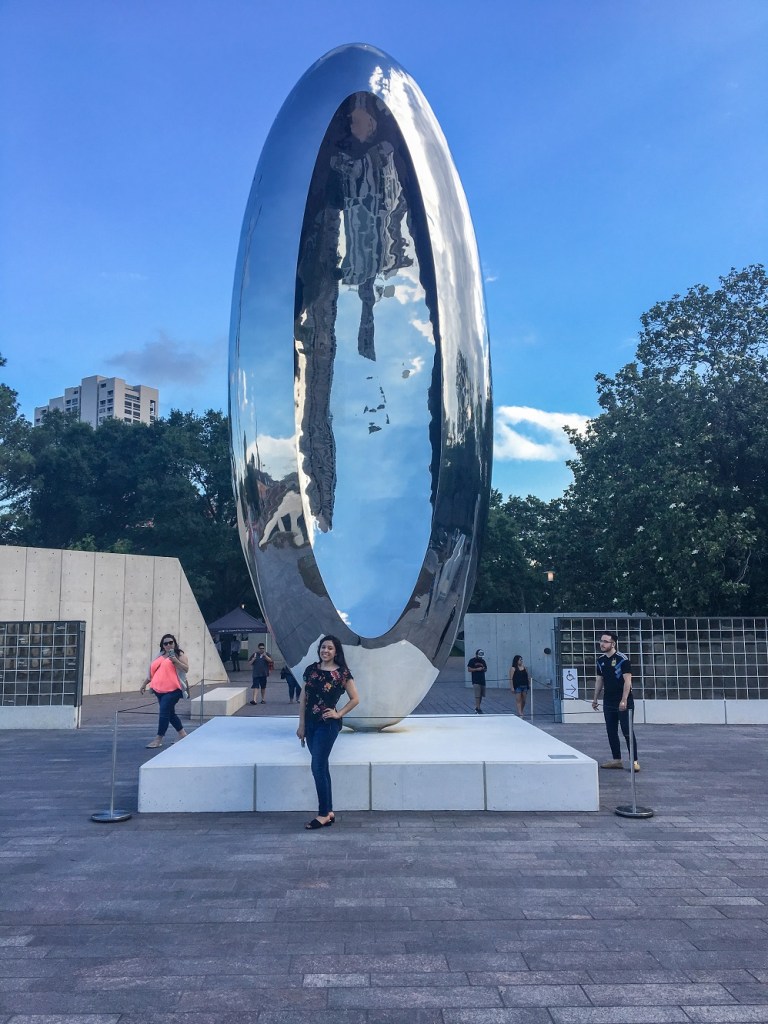 SHSU, LEAP Center, LEAP Ambassadors, Art, Anish Kapoor, Cloud Column, Houston