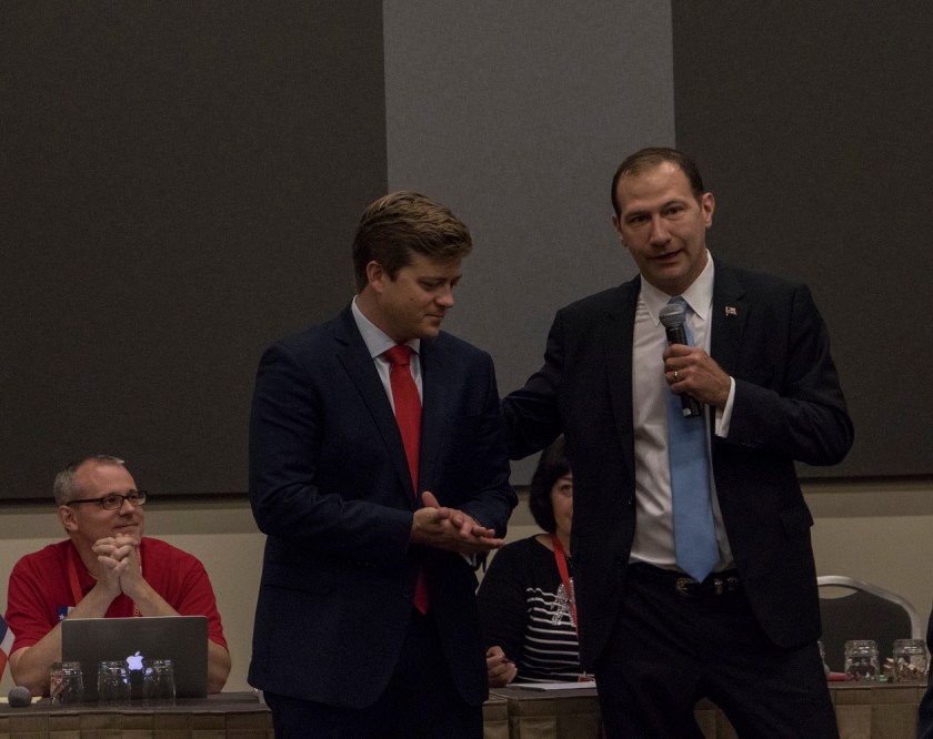 TX GOP, Texas Republican Convention 2018, Texas Senator Charles Scwhertner, Tom Holloway