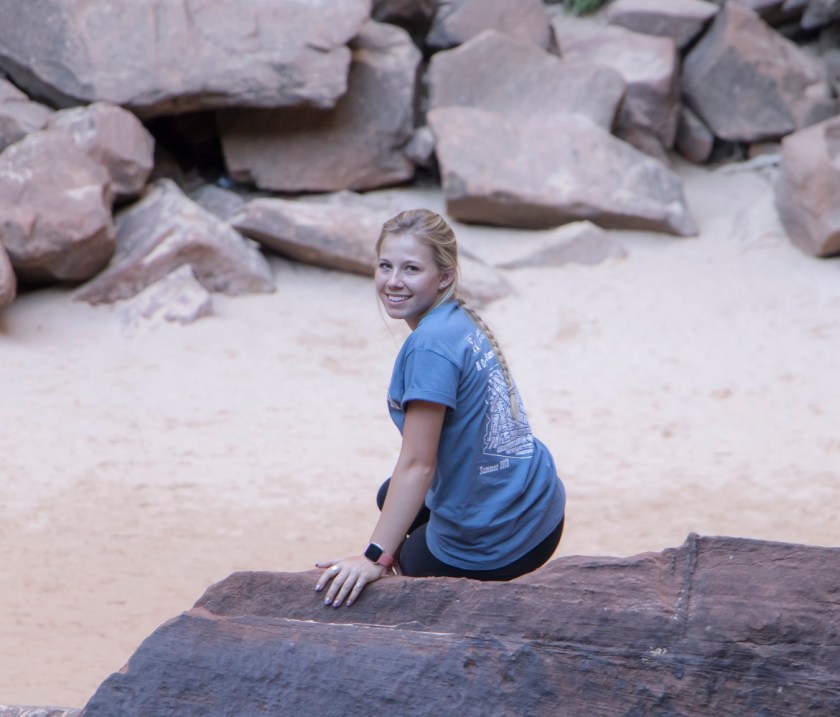 SHSU, LEAP Center, Zion, Emerald Pool Trail, Maggie Denena