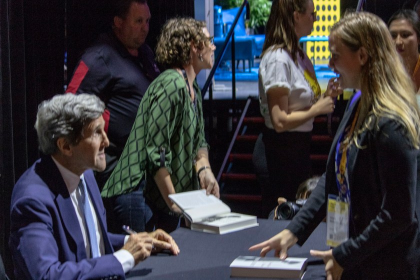 SHSU, Sam Houston State University, LEAP Center, Center for Law Engagement And Politics, Texas Tribune Festival, Texas Capital, ATX, Austin Texas, Evan Smith, John Kerry