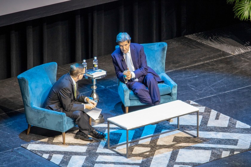 SHSU, Sam Houston State University, LEAP Center, Center for Law Engagement And Politics, Texas Tribune Festival, Texas Capital, ATX, Austin Texas, Evan Smith, John Kerry
