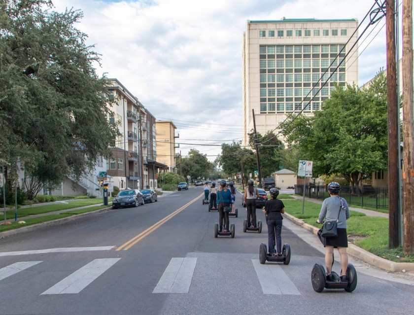 SHSU, Sam Houston State University, LEAP Center, LEAP Ambassadors, Center for Law Engagement And Politics, Austin Texas, ATX, Segway Tours