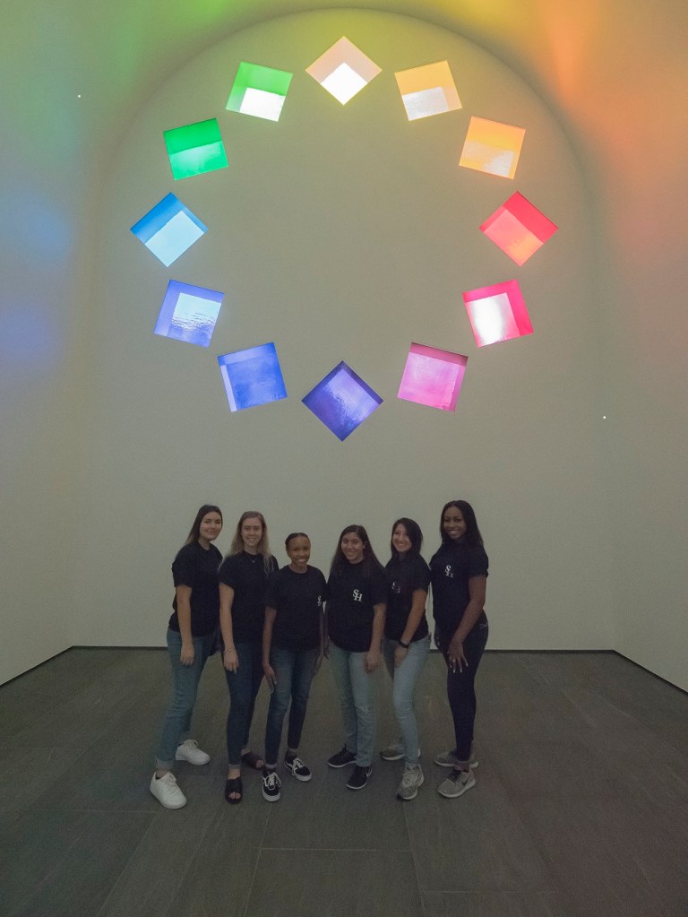 SHSU, LEAP Center, Center for Law Engagement And Politics, LEAP Ambassadors, Blanton Museum of Art, Austin Texas, ATX, Ellsworth Kelly