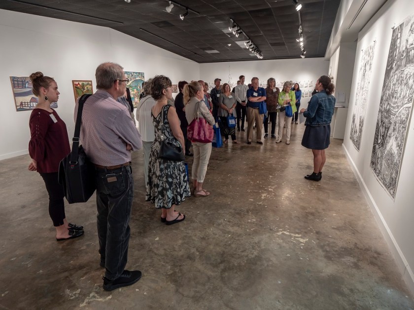 SHSU, LEAP Center, LEAP Ambassadors, heART of Huntsville, Andy Emmons, Johnnie Swearingen, heART of Huntsville, Ed Wilson