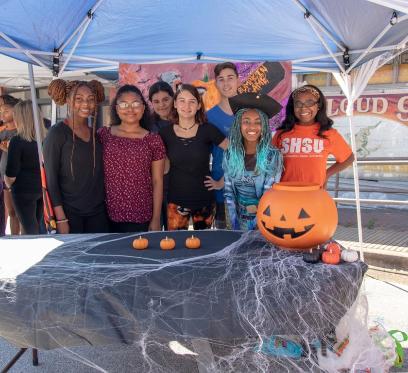SHSU, LEAP Center, LEAP Ambassadors, Huntsville Main Street, Scare on the Square