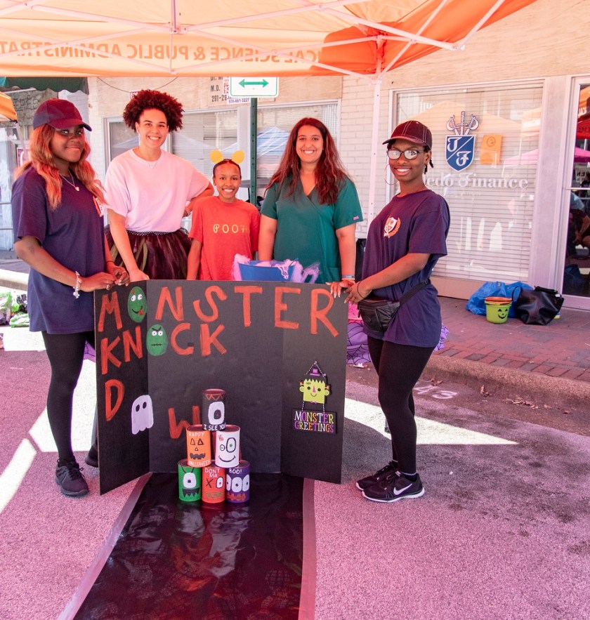 SHSU, LEAP Center, LEAP Ambassadors, Huntsville Main Street, Scare on the Square