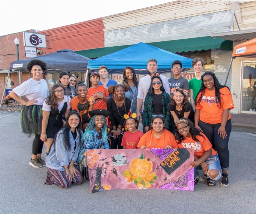 SHSU, LEAP Center, LEAP Ambassadors, Huntsville Main Street, Scare on the Square
