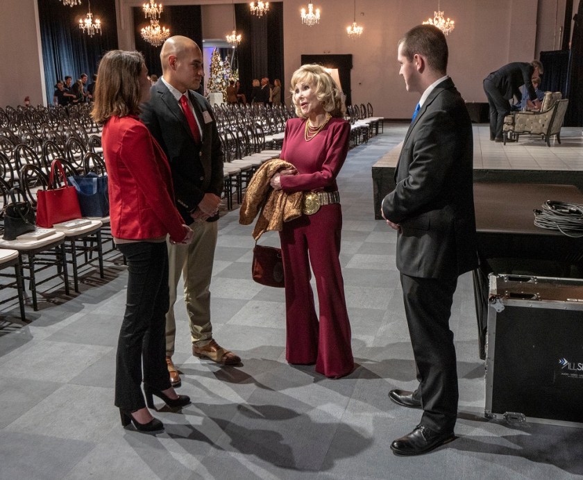 SHSU, Center for Law Engagement And Politics, LEAP Center, LEAP Ambassadors, World Affairs Council, Ronan O'Malley, Maryanne Maldonado, General Stanley McChrystal, Joanne King Herring, Leaders:  Myths and Reality, Ballroom at Bayou Place