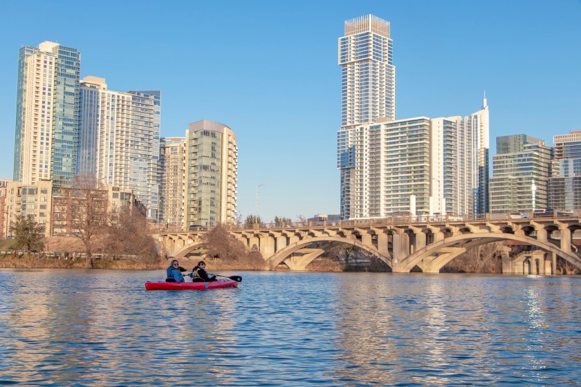 SHSU, LEAP Ambassadors, LEAP Center, Austin Texas, ATX, Kayaking