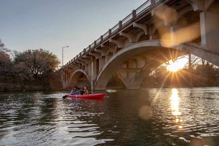 SHSU, LEAP Ambassadors, LEAP Center, Austin Texas, ATX, Kayaking