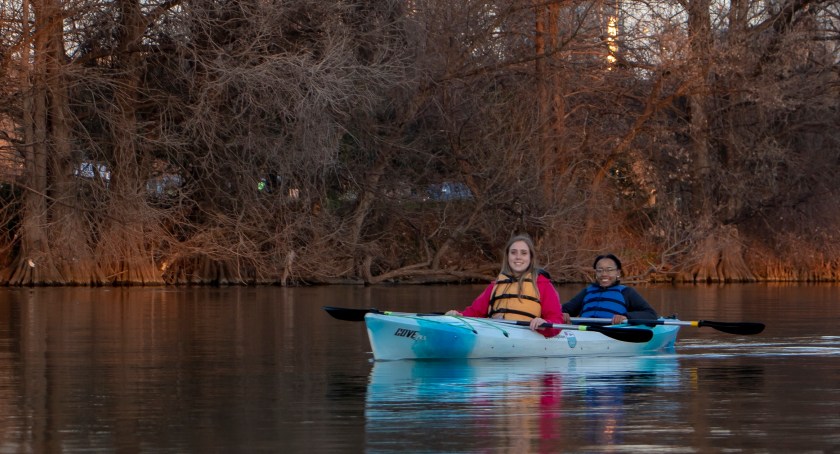 SHSU, LEAP Ambassadors, LEAP Center, Austin Texas, ATX, Kayaking
