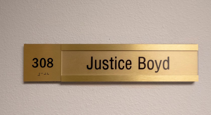 SHSU, LEAP Center, LEAP Ambassasors, Texas Supreme Court, TXSC, Justice Jeff Boyd