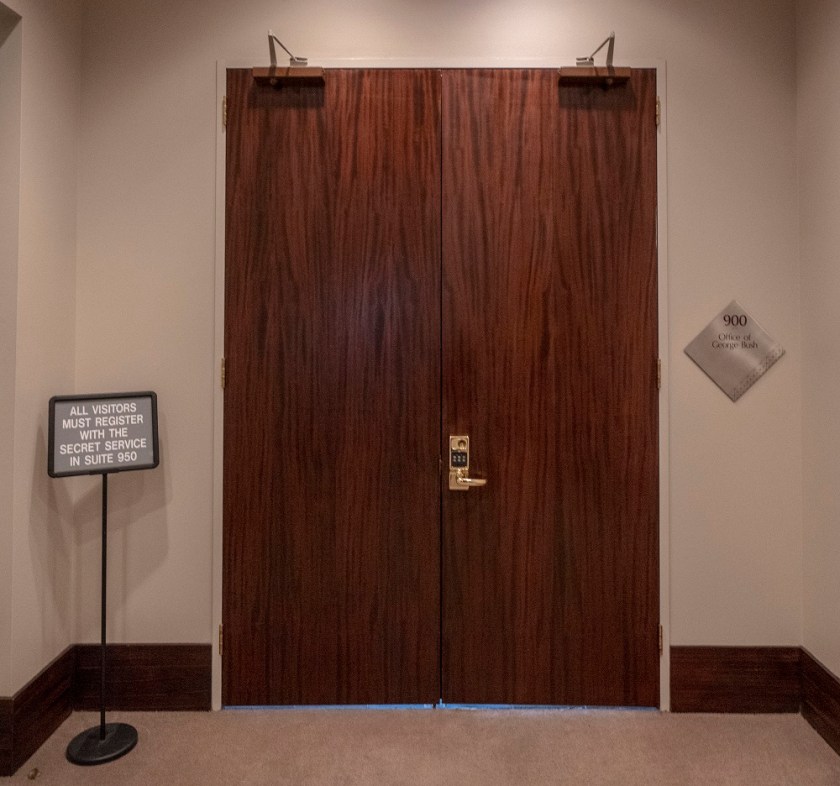 SHSU, LEAP Center, LEAP Ambassadors, President George H. W. Bush, Presidents Day,  Jean Becker, Mark Burns