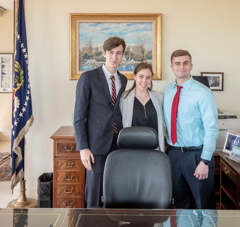 SHSU, LEAP Center, LEAP Ambassadors, President George H. W. Bush, Presidents Day,  Jean Becker, Mark Burns