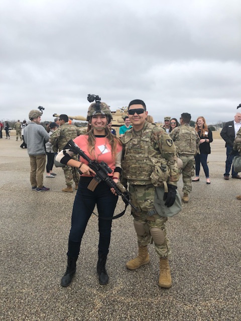 SHSU, LEAP Center, LEAP Ambassadors, Sam Houston Austin Intern Program, SHAIP, Fort Hood, Ilexus Williams, Jezel Luna, Mackenzie Smith