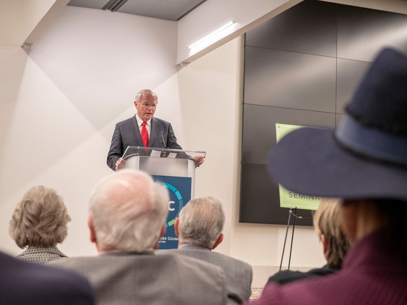 SHSU, LEAP Center, LEAP Ambassadors, World Affairs Council, Ambassador Christopher Hill, Korea