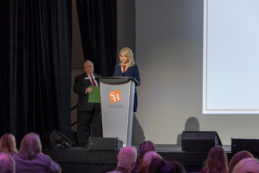 SHSU, LEAP Center, LEAP Ambassadors, CHSS, Wall of Honor, Paula Lenz