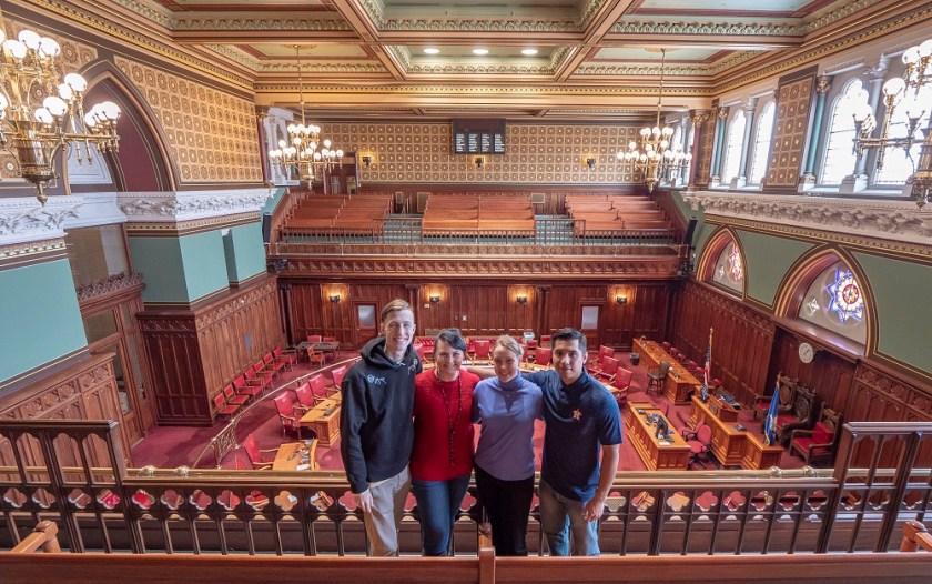 SHSU, LEAP Center, LEAP Ambassadors, New England Tour, Hartford CT, CT Capitol Building