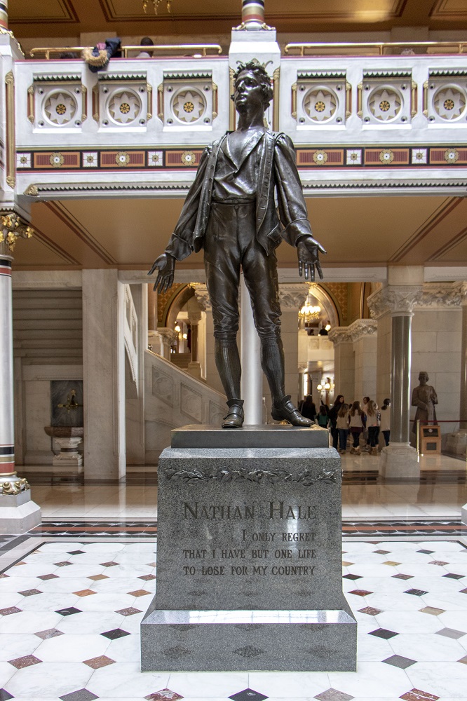 SHSU, LEAP Center, LEAP Ambassadors, New England Tour, Hartford CT, CT Capitol Building, Nathan Hale