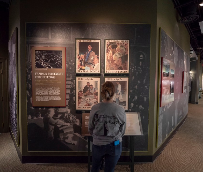 SHSU, LEAP Center, LEAP Ambassadors, FDR Presidential Library and Museum, Franklin Delano Roosevelt, Hyde Park, Poughkeepsie, Norman Rockwell