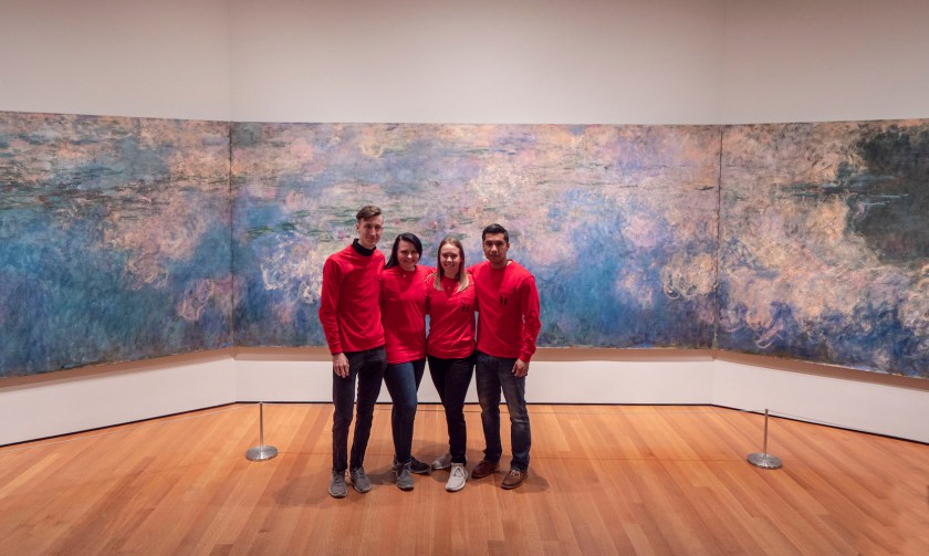 SHSU, LEAP Center, LEAP Ambassadors, New York City, Museum of Modern Art, Claude Monet, Water Lillies