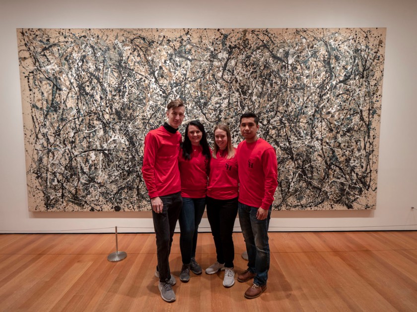 SHSU, LEAP Center, LEAP Ambassadors, New York City, Museum of Modern Art, Jackson Pollock, 
