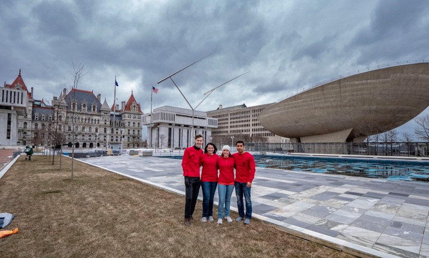 SHSU, LEAP Center, LEAP Ambassadors, Albany, New York State Capitol Building, The Egg, George Rickey