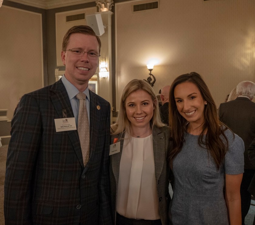 SHSU, LEAP Center, LEAP Ambassadors, Austin Texas, Sam Houston Birthday, Representative Will Metcalf, Maggie Denena, Sarah Tillman