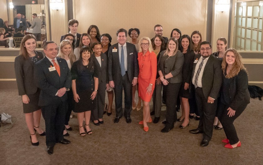 SHSU, LEAP Center, LEAP Ambassadors, Austin Texas, Sam Houston Birthday, Dana Hoyt, Chancellor Brian McCall, Vice-Chancellor Sean Cunningham