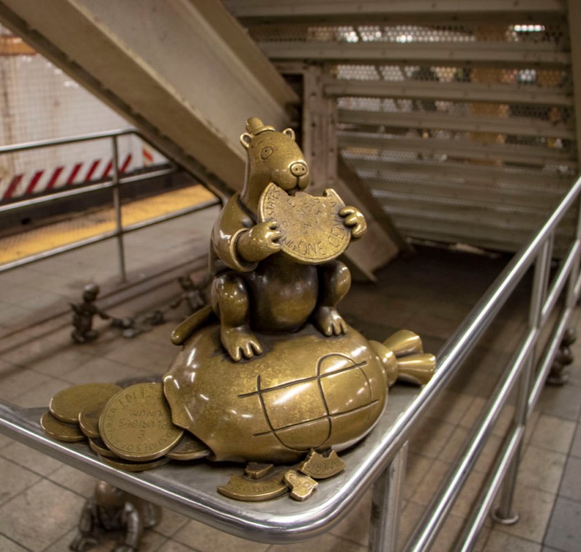 SHSU, LEAP Center, LEAP Ambassadors, New York City, Life Underground, Subway, Tom Otterness