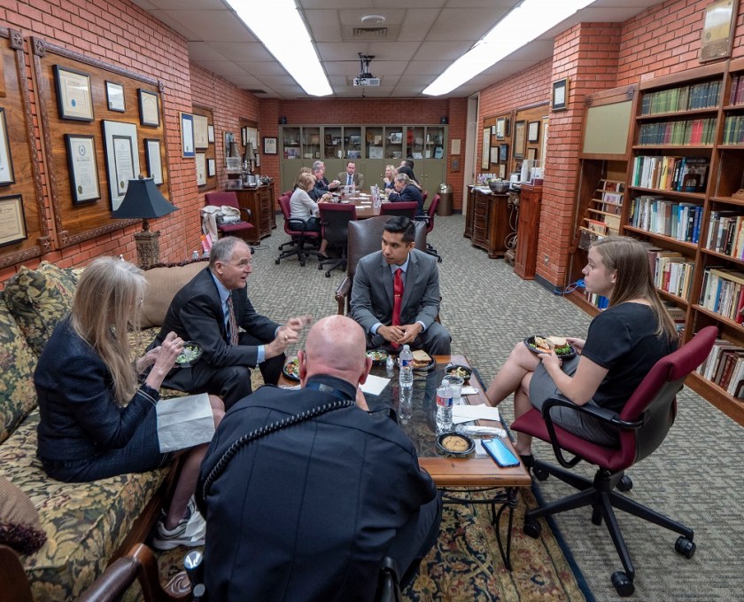 SHSU, LEAP Center, LEAP Ambassadors, 10th Court of Appeals, Chief Justice Tom Gray, Judge Tracy Sorensen, Office Joe Thornton, Vice Provost Chris Maynard